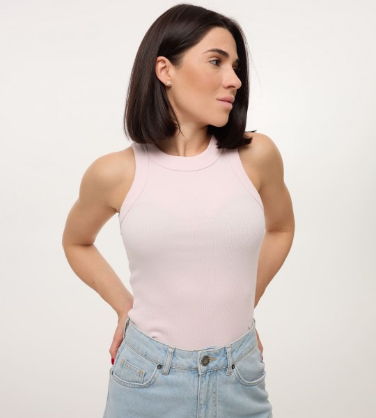 Майка Neo Rib Бузок | Showroom By Nona — зображення 3